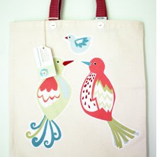 Torba Ptaki na ramię, eco bag.
