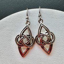 Celtic Knot Earrings - Sea Gems ❤  Kolczyki srebro 925