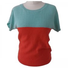 Markowy sweter w kolorach retro
