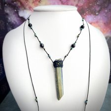 Amulet Kwarc Tytanowy Duży