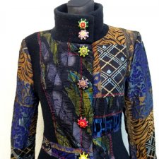 ALEXO -  PATCHWORKOWY PŁASZCZ