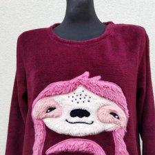 HUNKEMOLLER - WELUROWA BLUZA