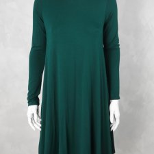 Nowa zielona trapezowa sukienka Boohoo