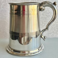 Luxury Celtic Band Pewter Tankard - English Pewter Company  ❤ Cynowy kufel do piwa