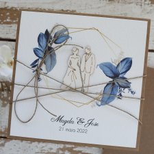 Rustykalna kartka na ślub
