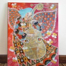 Nowy kontrabas. Giclee