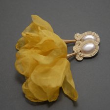 klipsy sutasz z kwiatkiem