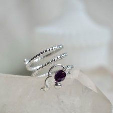 Violet - pierścionek w regulowanym rozmiarze