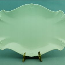 Tirschenreuth patera biała porcelana ornamenty