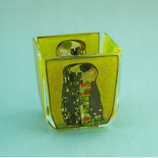 Gustav Klimt Pocałunek świecznik Goebel Artis