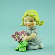 Goebel figurka figura dziewczynka kwiat kwiatki
