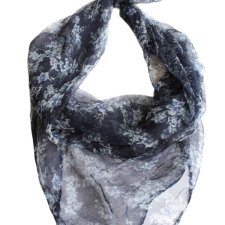 delikatna chusta vintage zwiewna mgiełka