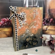 Prezent  dla mamy - piękny ręcznie robiony album w stylu vintage