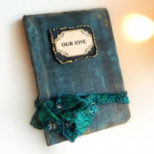 Wyjątkowy album notes pamiętnik ręcznie robiony prezent dla mamy
