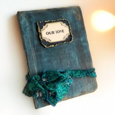 Wyjątkowy album notes pamiętnik ręcznie robiony prezent dla mamy pod choinkę