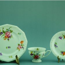 Rosenthal zestaw śniadaniowy kwiaty kwiat Maria