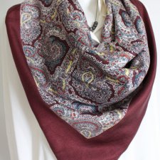 chusta vintage misterny wzór