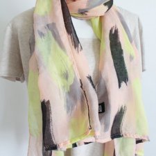 Vero Moda szal vintage abstrakcyjny wzór