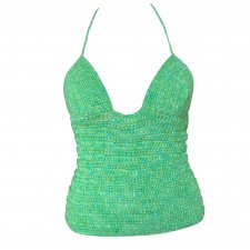 Bikini/top Green na szydełku