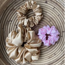 Scrunchie satyna atłas Premium