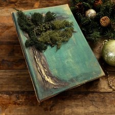 Prezent  świąteczny dla mamy - piękny ręcznie robiony album w stylu vintage