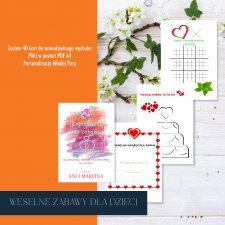 Weselny pakiet dla najmłodszych… kolorowanki, rebusy i zagadki - kolorowanki weselne
