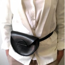 BELTBAG półkole saszetka ze skóry naturalnej