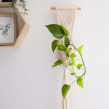 Makrama kwietnik wiszący boho