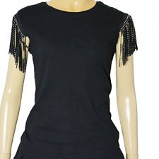 ANSWEAR LAN CIEKAWY T-SHIRT ZE ZDOBIENIEM