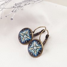 Kolczyki Mandala w antycznym brązie/14