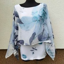 PHASE EIGHT- DWUWARSTWOWA BLUZKA Z JEDWABIEM