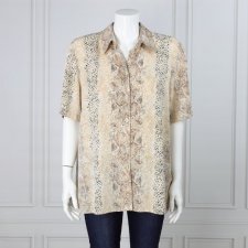 Koszula vintage z krótkim rękawem Canda C&A, r. XXXL