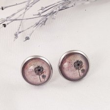 Kolczyki ze stali sztyfty, dmuchawiec/35