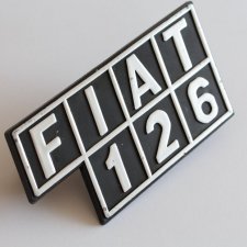 Fiat 126 znaczek emblemat dla konesera