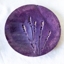 Misa talerz lawenda ceramika