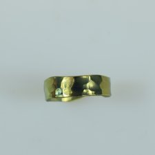 pierścionek  tytanowy  "złota obrączka"