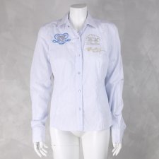Biało-niebieska koszula w paski La Martina, XL