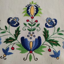 obrus ręczny haft, 195x140