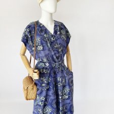 Jedwabny kombinezon vintage OV50