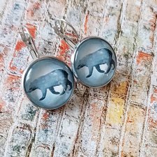 Kolczyki Niedźwiedzie malowane/54