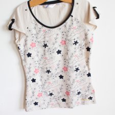 Adidas bluzka vintageT-shirt top bawełna