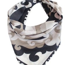 chusta vintage stonowane kolory wzory