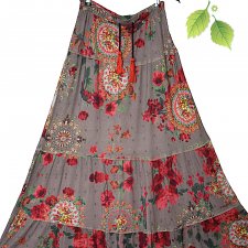 DESIGUAL NOWA DŁUGA  SPÓDNICA MAXI S M L