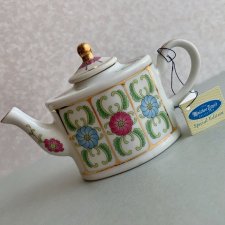MAŁY SKARB ❀ڿڰۣ❀ Miniature Teapot - Art Nouveau - Special Edition ❀ڿڰۣ❀ Porcelain Art