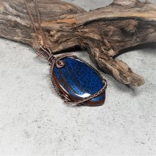 Naszyjnik agat ognisty