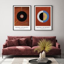 Znane obrazy plakaty zestaw plakatów Hilma af Klimt 40x50 cm