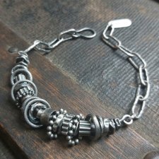 Bransoletka srebrna - unisex
