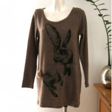 Tunika  z królikiem , roz 38 EUR