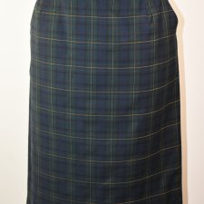 Vintage spódnica wełniana w kratę