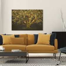 Obraz na płotnie do salonu abstrakcujne drzewo format 120x80cm 02643
